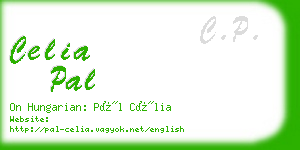 celia pal business card